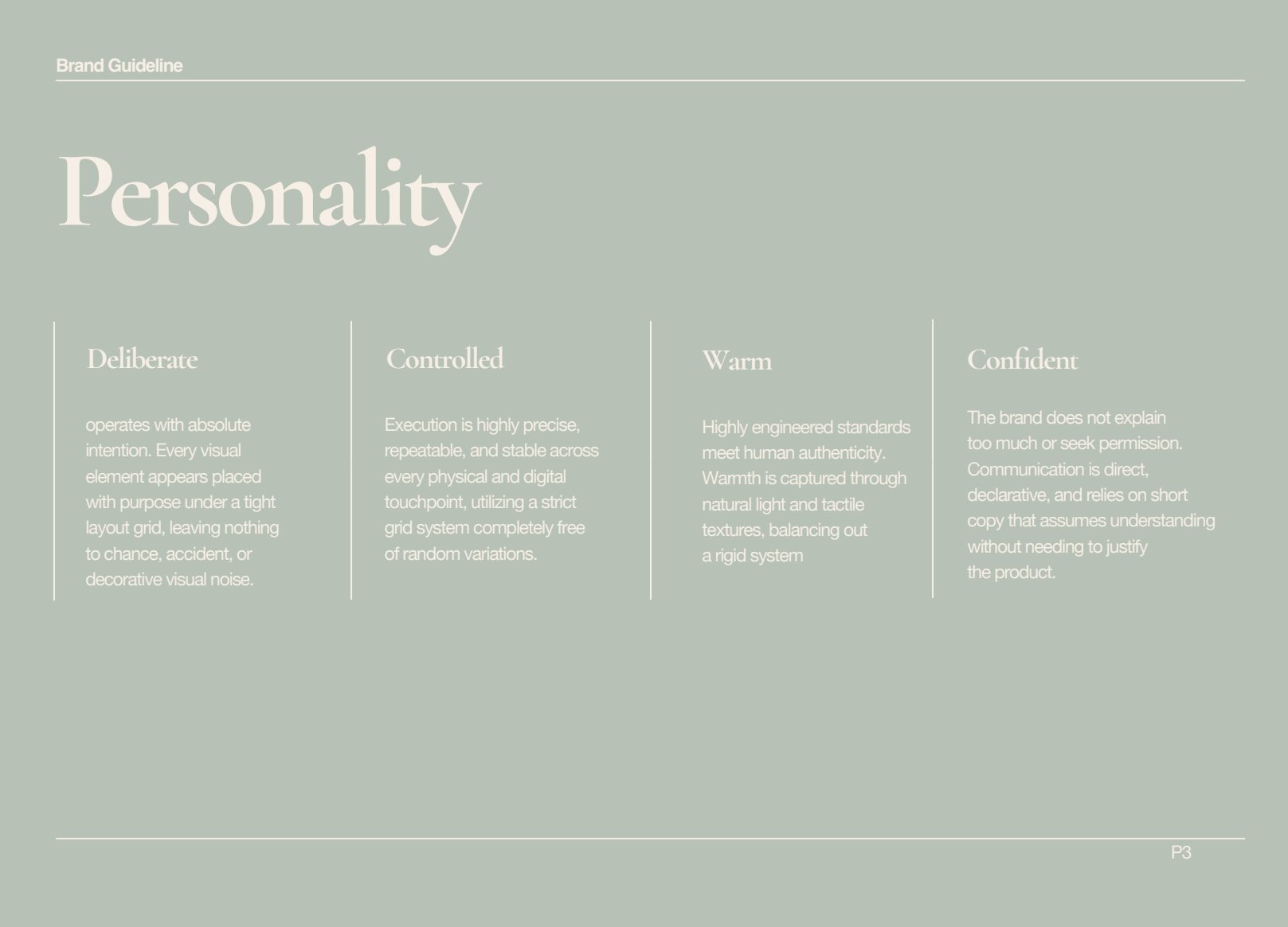 Underbaked brand guidelines, page 4